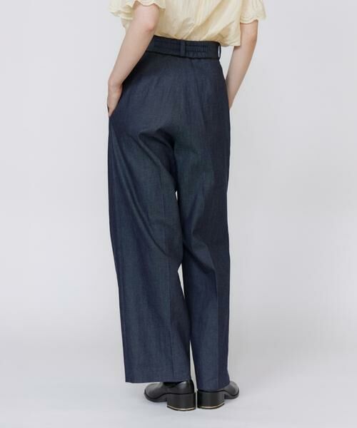 Maglie le cassetto / マーリエ ル カセット デニムパンツ | 《美人百花9月号掲載》《フランドル45周年限定コレクション》サスペンダー付きセミワイドデニムパンツ《M Maglie le cassetto》 | 詳細13