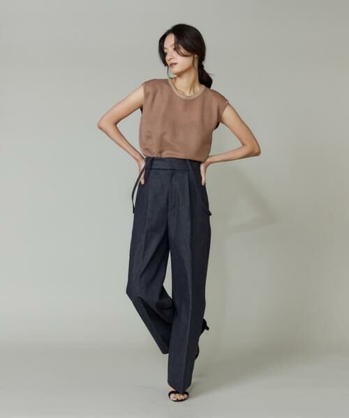 Maglie le cassetto / マーリエ ル カセット ベスト | ブレード付きシアーニット | 詳細17