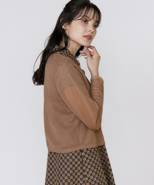 Maglie le cassetto / マーリエ ル カセット カーディガン・ボレロ | ブレード付きシアーカーディガン | 詳細11