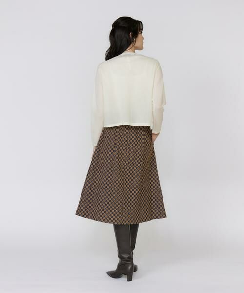 Maglie le cassetto / マーリエ ル カセット カーディガン・ボレロ | 《大きいサイズ》ブレード付きシアーカーディガン | 詳細9