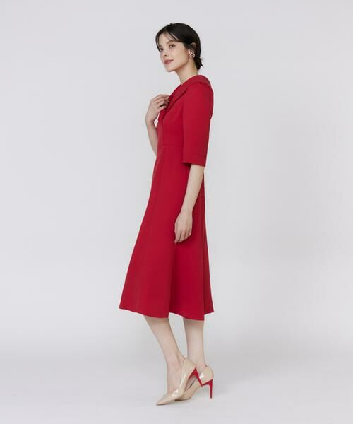 Maglie le cassetto / マーリエ ル カセット ミニ丈・ひざ丈ワンピース | 《M Maglie le cassetto》ショールカラーワンピース | 詳細4