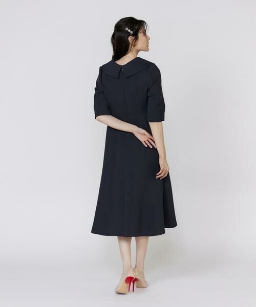 Maglie le cassetto / マーリエ ル カセット ミニ丈・ひざ丈ワンピース | 《M Maglie le cassetto》ショールカラーワンピース | 詳細8