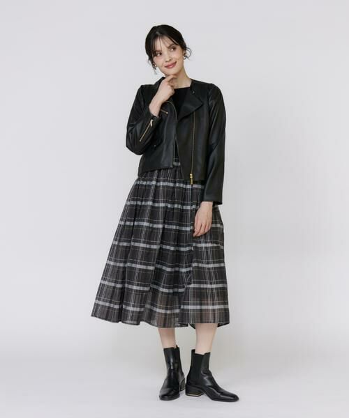 Maglie le cassetto / マーリエ ル カセット レザーブルゾン・ジャケット | 《M Maglie le cassetto》スパニッシュラムレザーブルゾン《美人百花9月号掲載》 | 詳細2