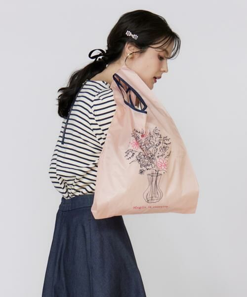 Maglie le cassetto / マーリエ ル カセット エコバッグ | 刺繍エコバッグ | 詳細3