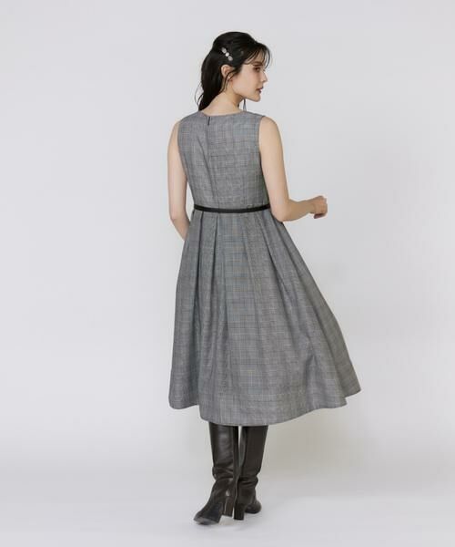 Maglie le cassetto / マーリエ ル カセット ミニ丈・ひざ丈ワンピース | 《大きいサイズ》グレンチェックワンピース | 詳細4