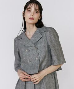 Maglie le cassetto / マーリエ ル カセット その他アウター | グレンチェックミニマムジャケット