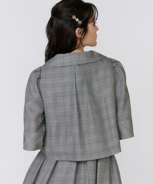 Maglie le cassetto / マーリエ ル カセット その他アウター | グレンチェックミニマムジャケット | 詳細13
