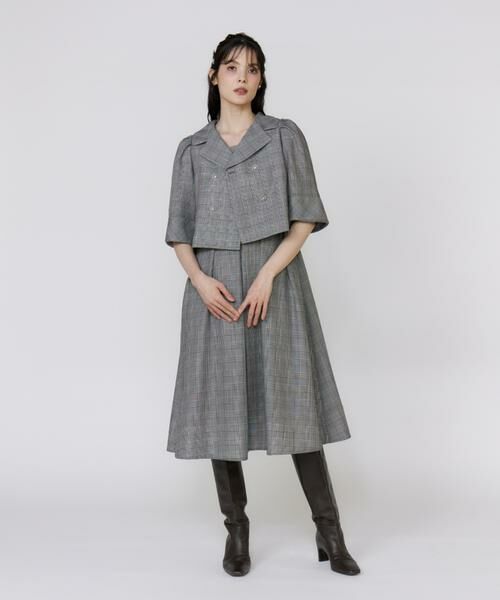Maglie le cassetto / マーリエ ル カセット その他アウター | グレンチェックミニマムジャケット | 詳細2