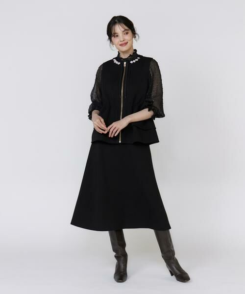 Maglie le cassetto / マーリエ ル カセット ベスト | 《フランドル45周年限定コレクション》《大きいサイズ》ペプラムビジュージレ《M Maglie le cassetto》 | 詳細7