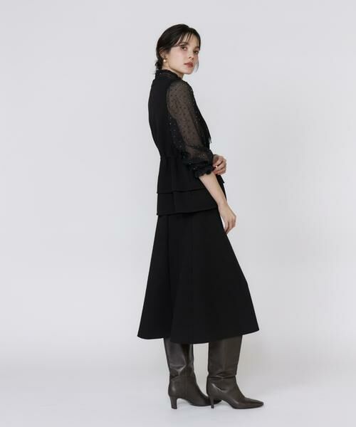 Maglie le cassetto / マーリエ ル カセット ベスト | 《フランドル45周年限定コレクション》《大きいサイズ》ペプラムビジュージレ《M Maglie le cassetto》 | 詳細8