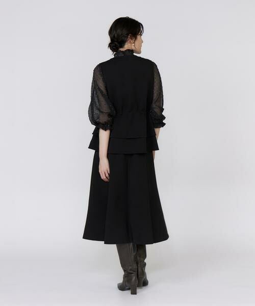 Maglie le cassetto / マーリエ ル カセット ベスト | 《フランドル45周年限定コレクション》《大きいサイズ》ペプラムビジュージレ《M Maglie le cassetto》 | 詳細9