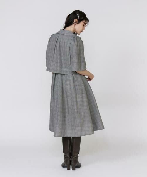 Maglie le cassetto / マーリエ ル カセット その他アウター | 《大きいサイズ》グレンチェックミニマムジャケット | 詳細4