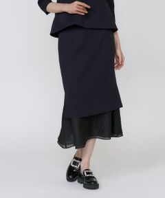 Maglie le cassetto / マーリエ ル カセット ロング・マキシ丈スカート | 《M Maglie le cassetto》シアーヘムマーメイドスカート