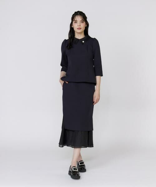 Maglie le cassetto / マーリエ ル カセット ロング・マキシ丈スカート | 《M Maglie le cassetto》シアーヘムマーメイドスカート | 詳細2