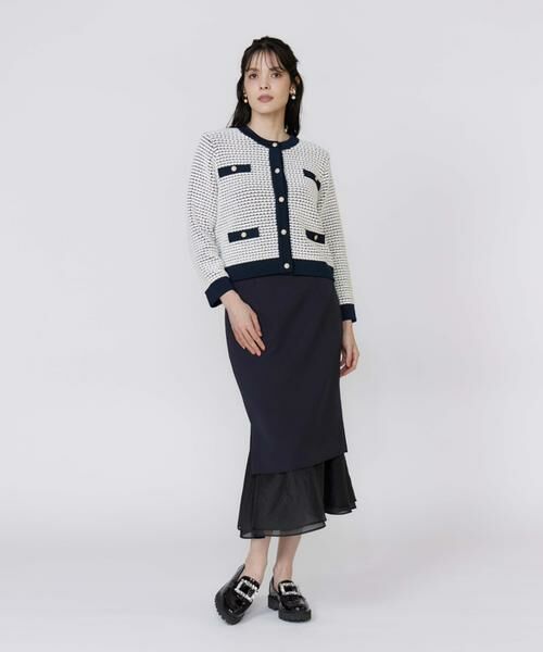 Maglie le cassetto / マーリエ ル カセット ロング・マキシ丈スカート | 《M Maglie le cassetto》シアーヘムマーメイドスカート | 詳細5