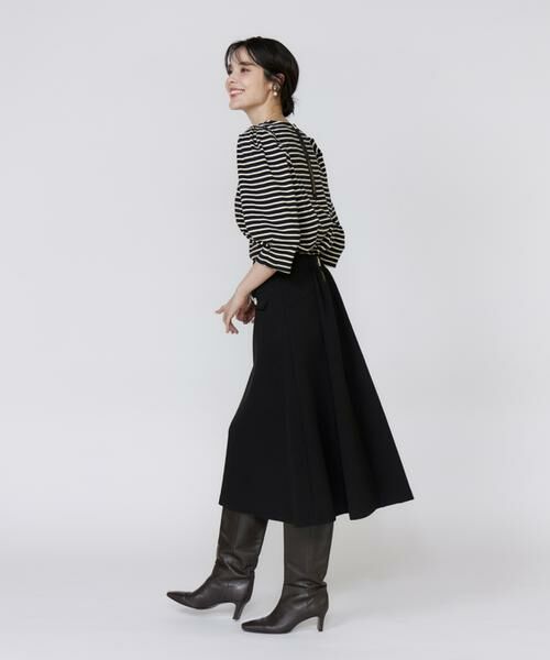 Maglie le cassetto / マーリエ ル カセット ミニ・ひざ丈スカート | 《美人百花9月号掲載》《フランドル45周年限定コレクション》ビジューフレアスカート《M Maglie le cassetto》 | 詳細14