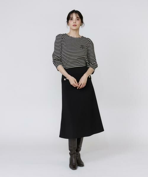 Maglie le cassetto / マーリエ ル カセット ミニ・ひざ丈スカート | 《フランドル45周年限定コレクション》《大きいサイズ》ビジューフレアスカート《M Maglie le cassetto》 | 詳細13