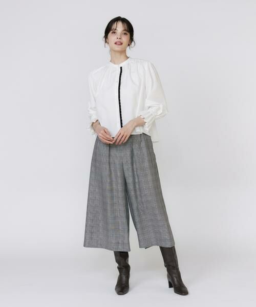 Maglie le cassetto / マーリエ ル カセット シャツ・ブラウス | 配色フリルショート丈ブラウス | 詳細2