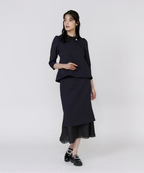 Maglie le cassetto / マーリエ ル カセット シャツ・ブラウス | 《M Maglie le cassetto》シアー付け衿ブラウス | 詳細3