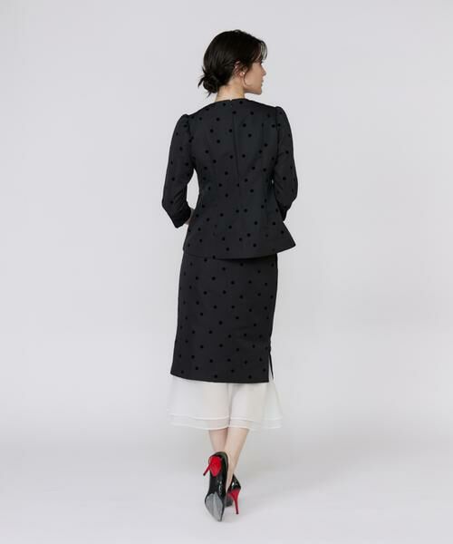 Maglie le cassetto / マーリエ ル カセット シャツ・ブラウス | 《M Maglie le cassetto》ドットフロッキーシアー付け衿ブラウス | 詳細9
