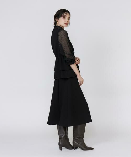 Maglie le cassetto / マーリエ ル カセット シャツ・ブラウス | 《プラスサイズ》ドットラメ楊柳ジャガードブラウス | 詳細12