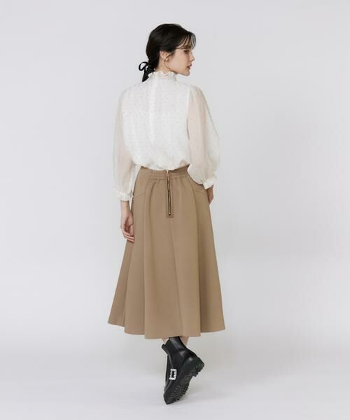 Maglie le cassetto / マーリエ ル カセット シャツ・ブラウス | 《プラスサイズ》ドットラメ楊柳ジャガードブラウス | 詳細4