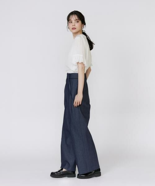 Maglie le cassetto / マーリエ ル カセット ニット・セーター | 《大きいサイズ》シャドーストライプレースブラウス | 詳細9