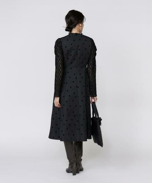 Maglie le cassetto / マーリエ ル カセット トートバッグ | ドットフロッキーフリルトート | 詳細7