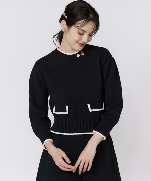 Maglie le cassetto / マーリエ ル カセット ニット・セーター | コンパクトクルーネックニット | 詳細1