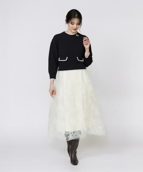 Maglie le cassetto / マーリエ ル カセット ニット・セーター | コンパクトクルーネックニット | 詳細5