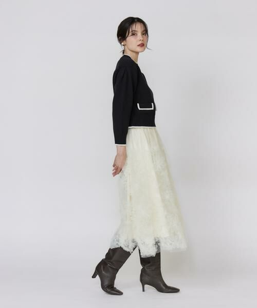 Maglie le cassetto / マーリエ ル カセット ニット・セーター | 《大きいサイズ》コンパクトクルーネックニット | 詳細7