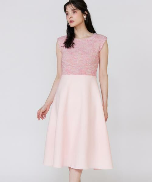 Maglie le cassetto / マーリエ ル カセット ミニ丈・ひざ丈ワンピース | 《フランドル45周年限定コレクション》シャギーラメドッキングワンピース《M Maglie le cassetto》 | 詳細13