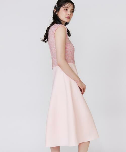 Maglie le cassetto / マーリエ ル カセット ミニ丈・ひざ丈ワンピース | 《フランドル45周年限定コレクション》シャギーラメドッキングワンピース《M Maglie le cassetto》 | 詳細14