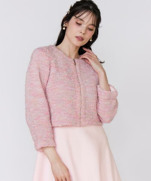 Maglie le cassetto / マーリエ ル カセット カーディガン・ボレロ | 《フランドル45周年限定コレクション》シャギーラメニットジャケット《M Maglie le cassetto》 | 詳細12