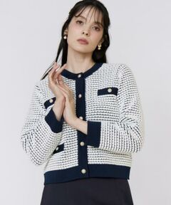 Maglie le cassetto / マーリエ ル カセット カーディガン・ボレロ | 《大きいサイズ》バルキーニットジャケット