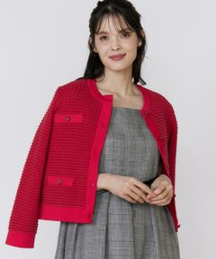 Maglie le cassetto / マーリエ ル カセット カーディガン・ボレロ | 《大きいサイズ》バルキーニットジャケット