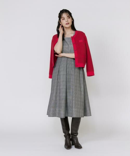 Maglie le cassetto / マーリエ ル カセット カーディガン・ボレロ | 《大きいサイズ》バルキーニットジャケット | 詳細6