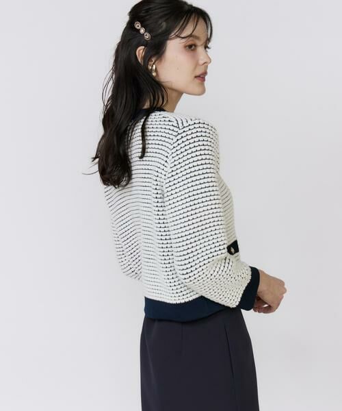 Maglie le cassetto / マーリエ ル カセット カーディガン・ボレロ | 《大きいサイズ》バルキーニットジャケット | 詳細9