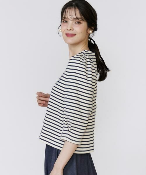 Maglie le cassetto / マーリエ ル カセット カットソー | ボーダーパフスリーブプルオーバー | 詳細11