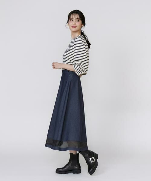 Maglie le cassetto / マーリエ ル カセット カットソー | ボーダーパフスリーブプルオーバー | 詳細3