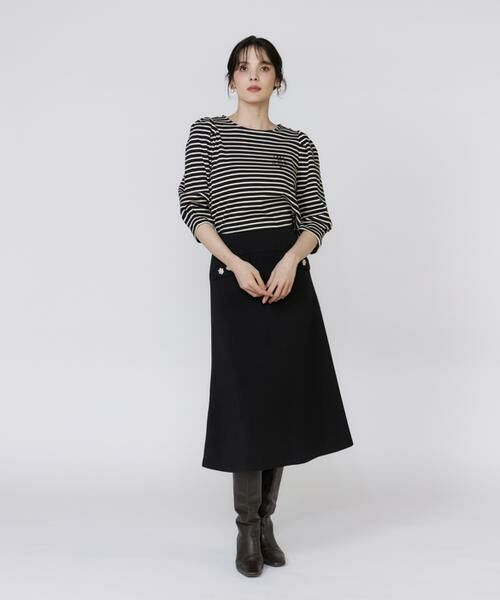 Maglie le cassetto / マーリエ ル カセット カットソー | ボーダーパフスリーブプルオーバー | 詳細7