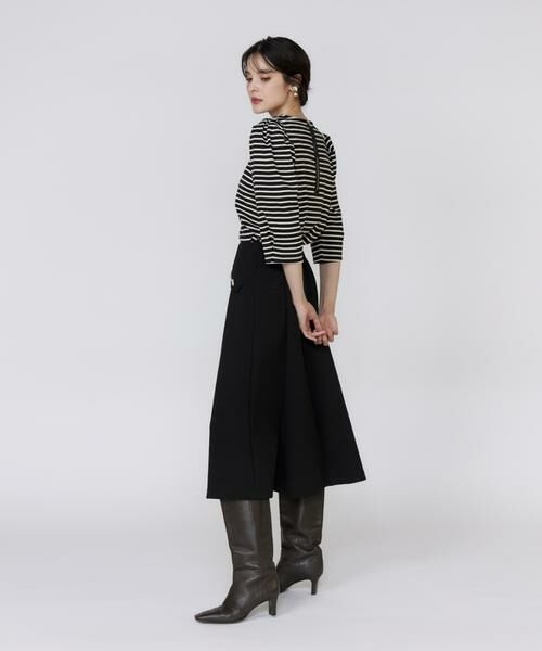 Maglie le cassetto / マーリエ ル カセット カットソー | ボーダーパフスリーブプルオーバー | 詳細9