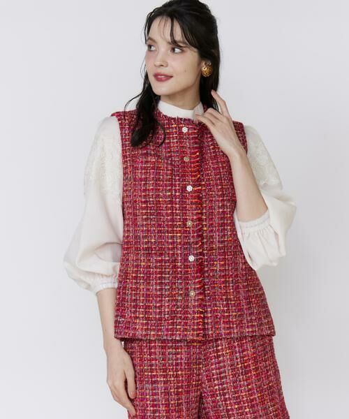 Maglie le cassetto / マーリエ ル カセット ベスト | 《M Maglie le cassetto》カンポーレツイードジレ | 詳細5