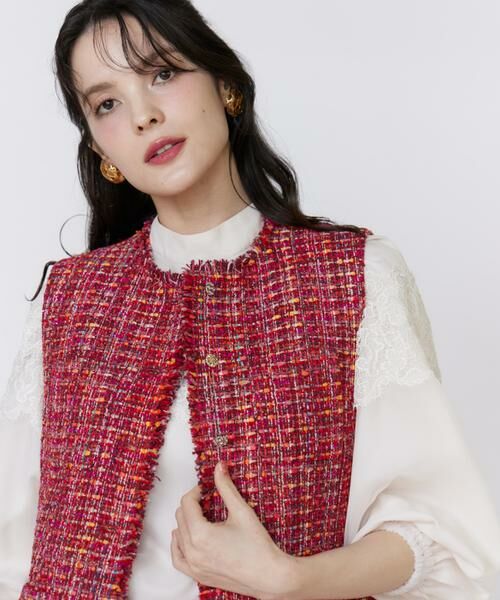 Maglie le cassetto / マーリエ ル カセット ベスト | 《M Maglie le cassetto》カンポーレツイードジレ | 詳細8