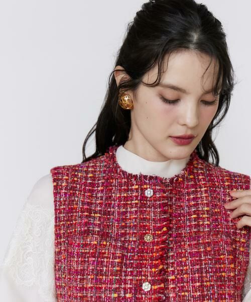 Maglie le cassetto / マーリエ ル カセット ベスト | 《M Maglie le cassetto》カンポーレツイードジレ | 詳細9