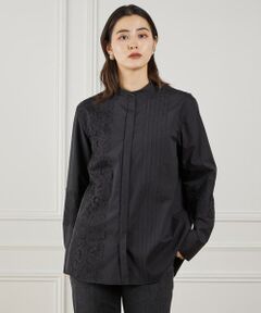 Maglie le cassetto / マーリエ ル カセット シャツ・ブラウス | 《M Maglie le cassetto》ユニセックスレースドッキングブラウス