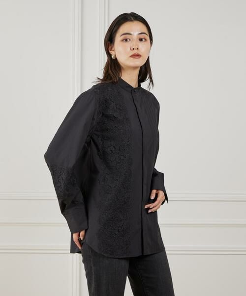 Maglie le cassetto / マーリエ ル カセット シャツ・ブラウス | 《M Maglie le cassetto》ユニセックスレースドッキングブラウス | 詳細12