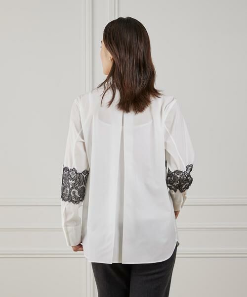 Maglie le cassetto / マーリエ ル カセット シャツ・ブラウス | 《M Maglie le cassetto》ユニセックスレースドッキングブラウス | 詳細15