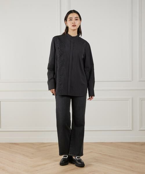 Maglie le cassetto / マーリエ ル カセット シャツ・ブラウス | 《M Maglie le cassetto》ユニセックスレースドッキングブラウス | 詳細5