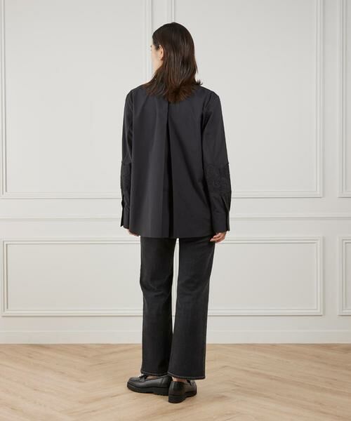 Maglie le cassetto / マーリエ ル カセット シャツ・ブラウス | 《M Maglie le cassetto》ユニセックスレースドッキングブラウス | 詳細9